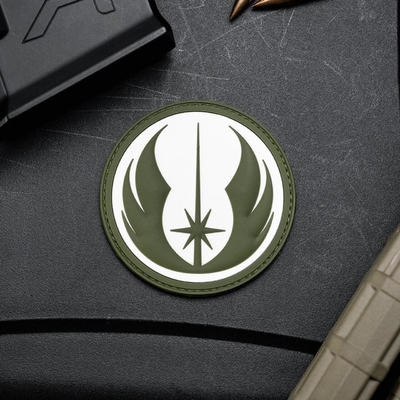 Custom Star Wars Jedi Order المعنويات PVC التصحيح بقع مطاطية مخصصة
