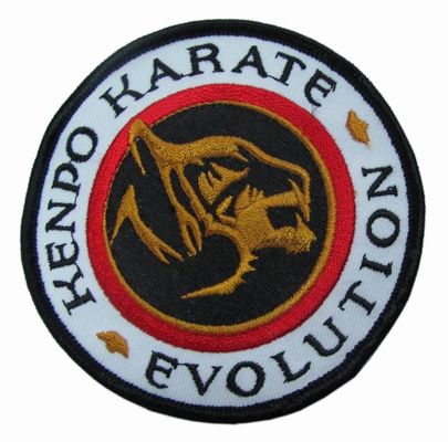 Kenpo Karate Evolution PMS 12C حديد على رقع تطريز حدود المرشو