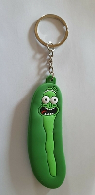 Rick and Morty Keyring PVC Cartoon Rubber Fob Holder