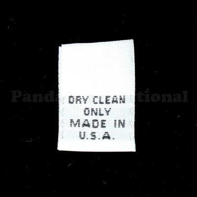 1000 قطعة من علامات الأسماء المنسوجة للملابس Merrow Border PMS اللون قابل للغسل لا يتقلص