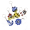 هالوين القراصنة موضوع سيارة كيرينغ لينة المطاط البلاستيكية سلسلة المفاتيح تعزيز هدية