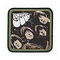 The Beatles Woven Iron Patches Rubber Soul Album Band Logo حجم مخصص