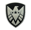 Marvel Avengers Shield Logo العسكرية التكتيكية البلاستيكية التصحيح ملحق الملابس دعم الفيلكرو