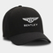 أزياء بنتلي موتورز لعبة البيسبول شعار مطرز قبعة حزام قابل للتعديل لون شعار أبيض