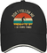 6 عينيات شعار مطرز قبعة قطنية قبعة سوداء مثالية لعلامة تجارية