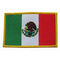 علم المكسيك حك خلفية مخصصة مطرزة التصحيح 12C قابل للغسل