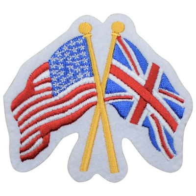 خياطة على التصحيح زين بريطانيا العظمى الولايات المتحدة الأمريكية وشارة المملكة المتحدة GB 3.25 &quot;