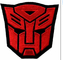 Merrow Border مطرز شعار التصحيح المحولات Red Autobot Movie Logo Logo