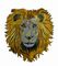 Merrow Border Lion شكل كامل تطريز رقعة فيلكرو دعم