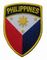 علم الفلبين Merrow Border تطريز رقعة 9 ألوان