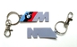 M3 M5 شعار سلسلة مفاتيح PVC الخفيفة سلسلة مفاتيح BMW M Power Logo